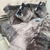 PREMIUM QUALITY SUPER KING SIZE 6 PCE QUILT SET WITH SUPER KING SIZE BEDSHEET ( ANTI ALLERGIC, MICRO FIBRE)